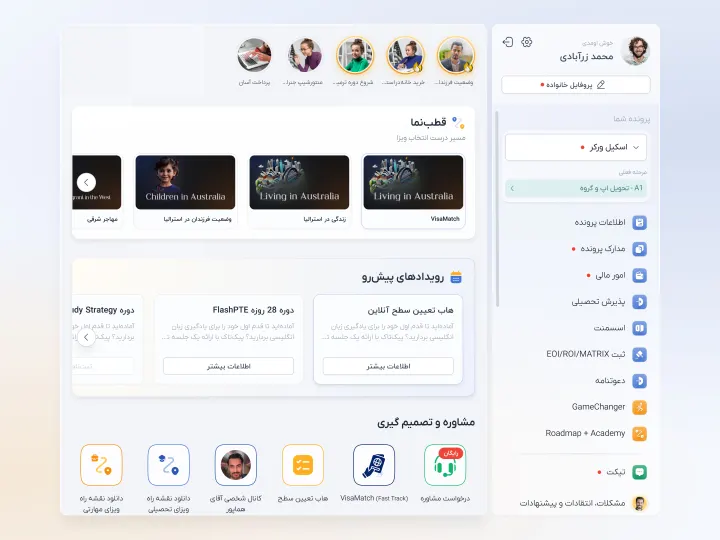پنل کاربری پیکمپ
